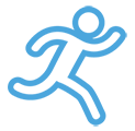 icon of a running person